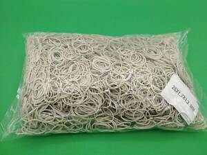 Гумка для грошей біла (25*1,2*1,2'Plast', 1 кг/пач