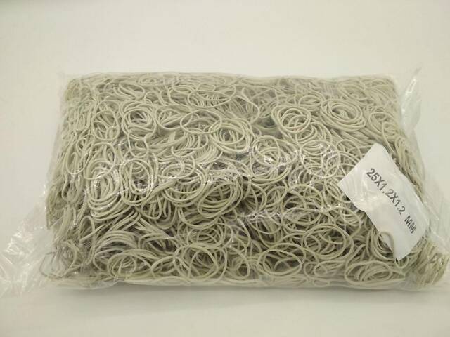 Гумка для грошей біла (25*1,2*1,2'Plast', 1 кг/пач - Фото 3