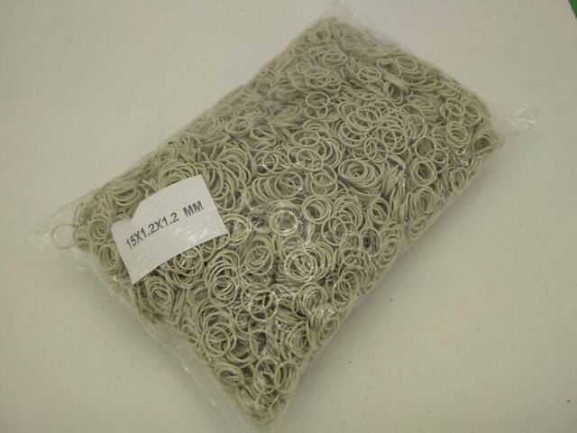 Гумка для пакування зелені біла (15*1,2*1,2') 'Plast', 1 кг/пач - Фото 3