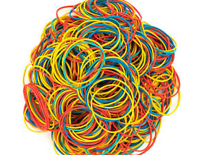 Гумові резинки для грошей Axent Standard кольорові, 50 г (D4610)