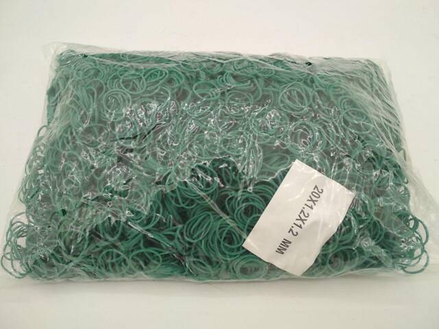 Гумки для грошей зелені (20*1,2*1,2'Plast', 1 кг/пач - Фото 3