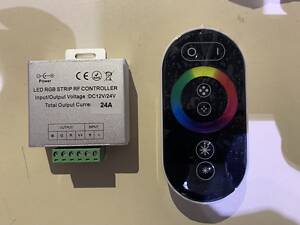 RGB радіо-контролер 24 Ампера для світлодіодних стрічок 12-24Вольта Б/У