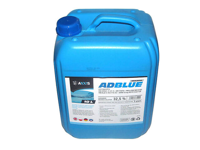 Рідина AdBlue для зниження викидів SCR (сечовина) 10 л 502095 AUS 32 UA51