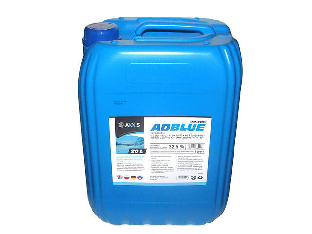 Жидкость AdBlue для снижения выбросов систем SCR (мочевина) 20 л 501579 AUS 32 RU51