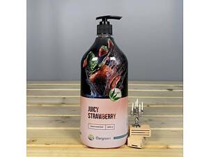 Рідке мило Bergreen з дозатором Juicy Strawberry - 1000 мл.