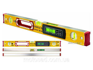 Рівень електроний STABILA Type 196-2 electronic : L= 122 см, 3 капсули, надміцний, IP65