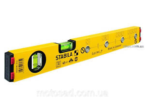 Рівень STABILA Type 70 Electric : L= 43 см, (для електромонтажників) 2 капсули + ковпачки