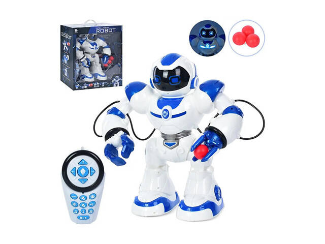 Робот на пульті управління (програмується, музика, світло, ходить, танцює, стріляє) J1039A - Фото 1
