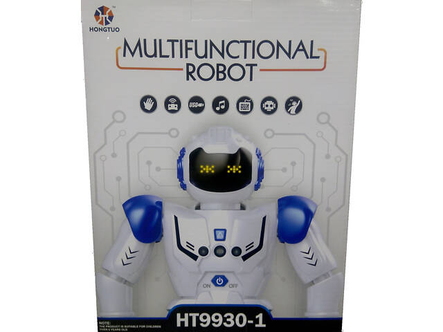 Робот на радіоуправлінні Mechanical Master HT9930-1, світло, звук, ходить - Фото 5