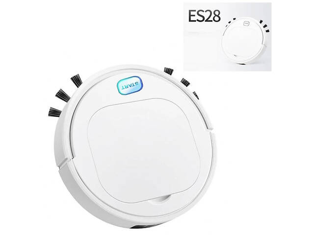 Робот-пилосос ES28 Smart Robot розумний пилосос на акумуляторі - Фото 1