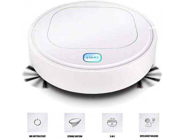 Робот-пилосос ES28 Smart Robot розумний пилосос на акумуляторі - Фото 4