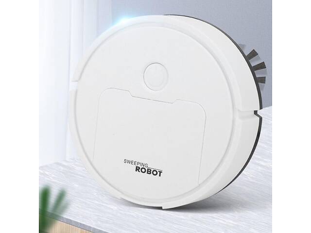 Робот пилосос міні RESTEQ білий, 400mah, 3,7v. Бездротовий компактний пилосос - Фото 1