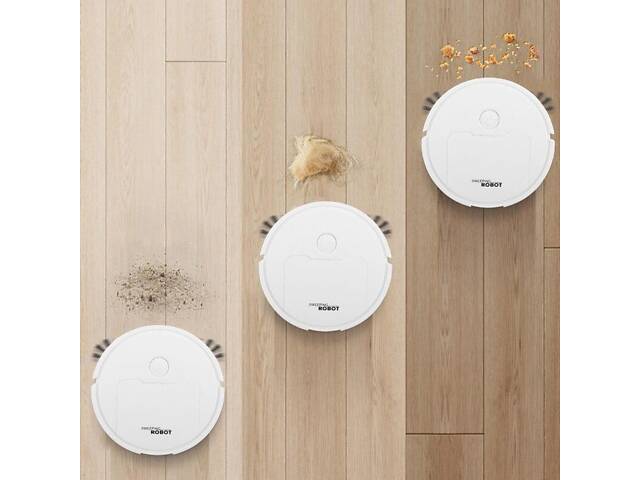 Робот пилосос міні RESTEQ білий, 400mah, 3,7v. Бездротовий компактний пилосос - Фото 5