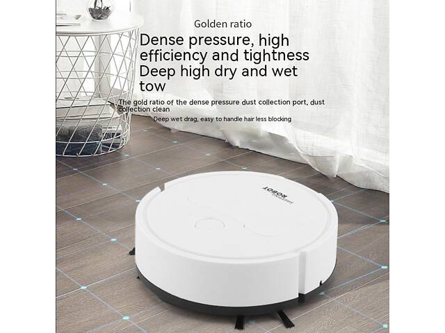 Робот пилосос міні RESTEQ білий, 400mah, 3,7v. Бездротовий компактний пилосос - Фото 6