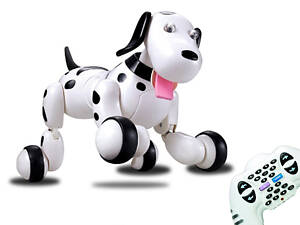 Робот собака на радіокеруванні Happy Cow Smart Dog (чорний)