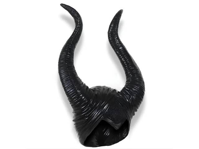 Роги Малефісенти RESTEQ — головний убір для косплею та Геловіну в стилі культового персонажа з фільму 'Малефісента' - Фото 1