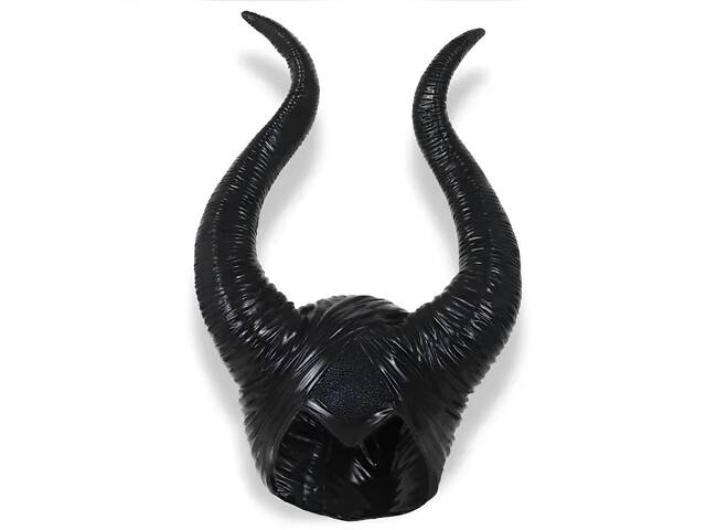 Роги Малефісенти RESTEQ — головний убір для косплею та Геловіну в стилі культового персонажа з фільму 'Малефісента' - Фото 3