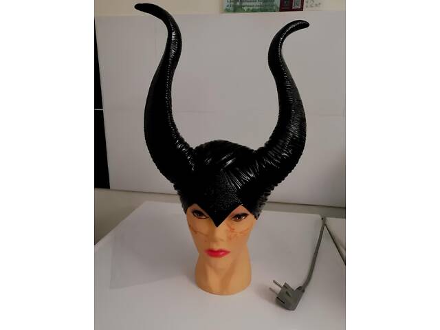 Роги Малефісенти RESTEQ — головний убір для косплею та Геловіну в стилі культового персонажа з фільму 'Малефісента' - Фото 7