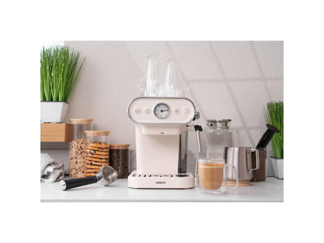 Рожкова кавоварка еспресо Ardesto FCM-E15BG - Фото 3