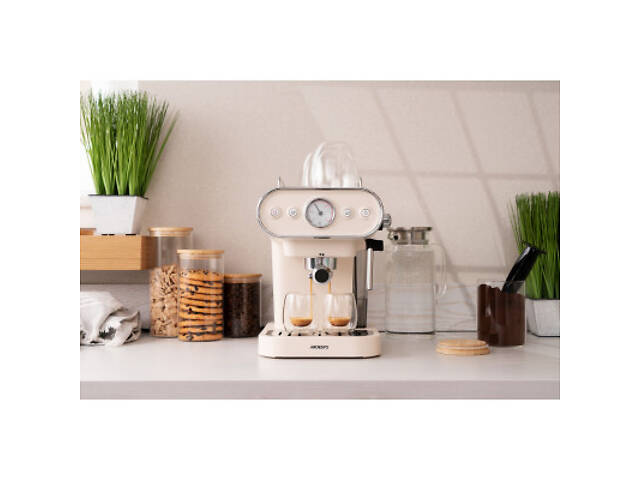 Рожкова кавоварка еспресо Ardesto FCM-E15BG - Фото 4