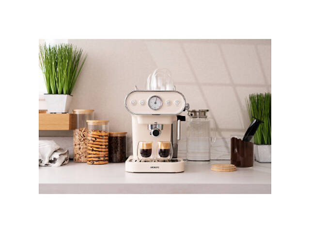 Рожкова кавоварка еспресо Ardesto FCM-E15BG - Фото 5