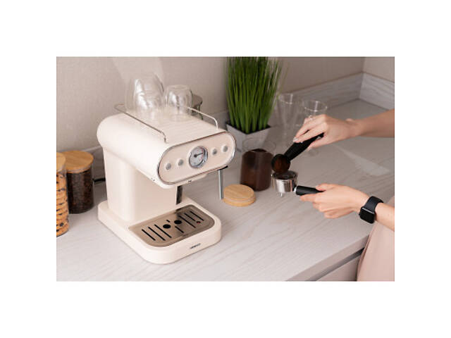 Рожкова кавоварка еспресо Ardesto FCM-E15BG - Фото 7