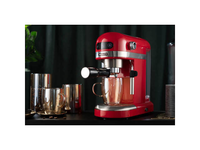 Рожкова кавоварка еспресо Ardesto YCM-E1501 - Фото 9