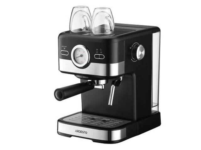 Рожкова кавоварка еспресо Ardesto YCM-E16B - Фото 8