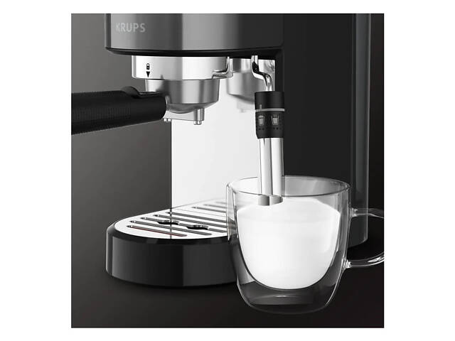 Ріжкова кавоварка еспресо Krups XP444G10 - Фото 5