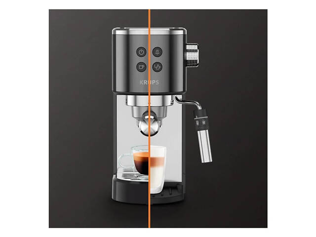 Ріжкова кавоварка еспресо Krups XP444G10 - Фото 6