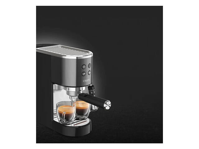 Ріжкова кавоварка еспресо Krups XP444G10 - Фото 7
