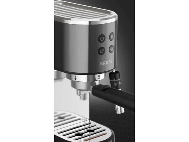 Рожкова кавоварка еспресо Krups XP444G10 - Фото 5