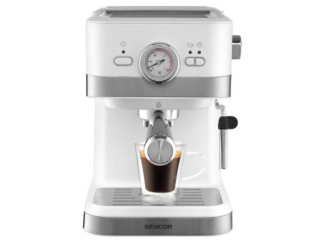 Рожкова кавоварка еспресо Sencor SES 1720WH - Фото 5