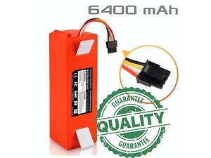 ROKKEVOLT акумулятор для робот пилососа Xiaomi Mi Robot Xiaomi Mijia Roborock S50 S51 S55 6400 mAh