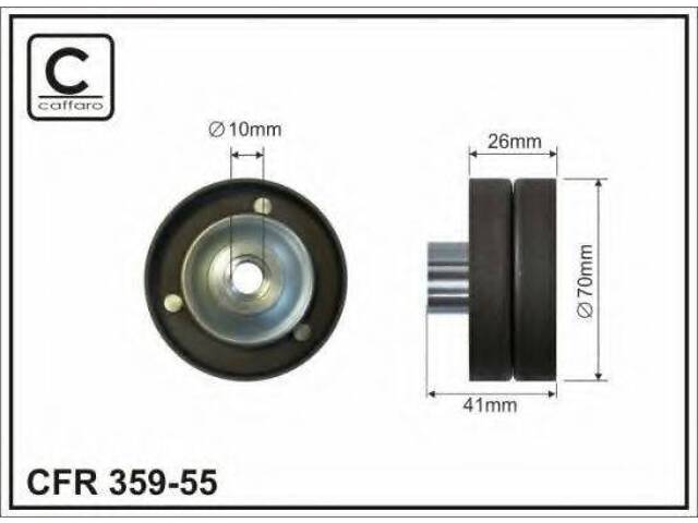 Ролик CAFFARO 35955 - Фото 1