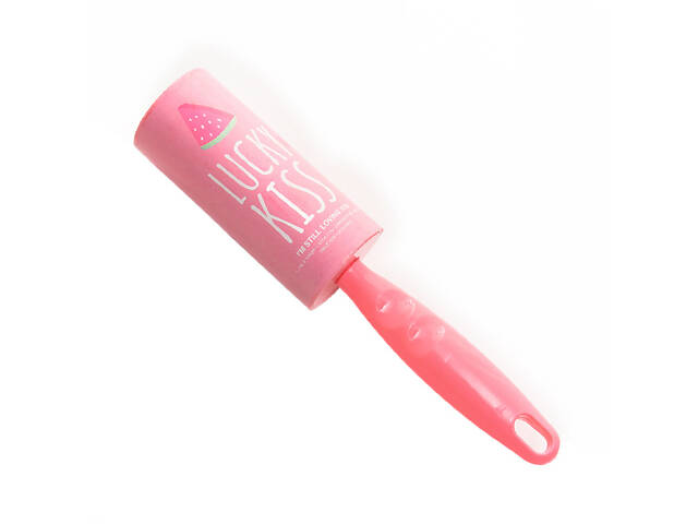 Ролик для чистки одежды 9433 21,5 см розовий - Фото 1