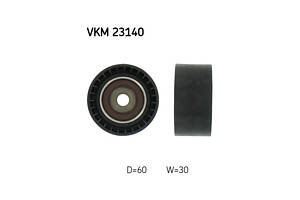 Ролик ГРМ паразитный 1.6HDI 16V VKM23140 TOYOTA Aygo 05-14; FIAT Scudo 07-16; PEUGEOT Bipper 08-17, Expert 07-16; CITROE