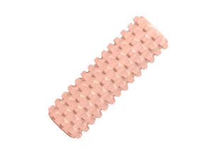 Ролик масажний для йоги та фітнесу, валик гімнастичний, рожевий 45 х 14,5 см 2063_Pink