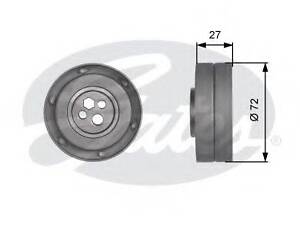 Ролик модуля натяжителя ремня GATES T41217 на AUDI COUPE (89, 8B)