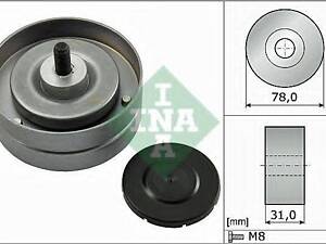 Ролик модуля натягувача ременя INA 532046310 на AUDI A8 седан (4E_)