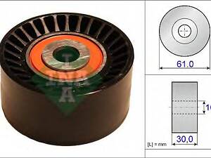 Ролик модуля натягувача ременя INA 532062410 на FORD C-MAX II (DXA/CB7, DXA/CEU)
