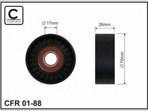 Ролик натяжний CAFFARO 0188 на FORD FOCUS (DAW, DBW)