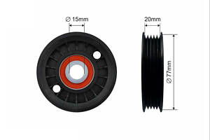Ролик приводного ремня 8198