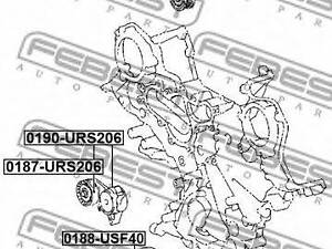 Ролик ременя генератора LS-460 TOYOTA 1660338030 на LEXUS LS седан (UVF4_, USF4_)