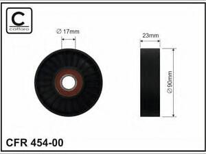 Ролик ремня CAFFARO 45400