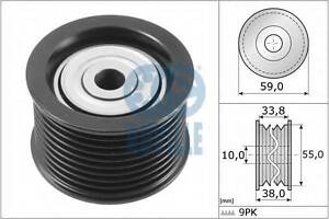 Ролик TOYOTA 1660351010 на TOYOTA LAND CRUISER (VDJ20_, UZJ20_)