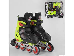 Ролики 90015-М Best Roller /размер 34-37/ цвет - САЛАТОВЫЙ