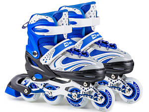 Роликовые коньки 3в1 Hop-Sport HS-8101 Speed S (размер) синий