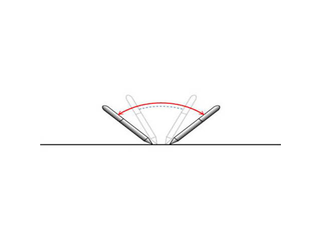 Ролер UNI Eye Needle 0,5 мм синій (UB-185S.Blue) - Фото 3