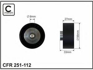 направляющий ролик CAFFARO 251112 на BMW X5 (E70)